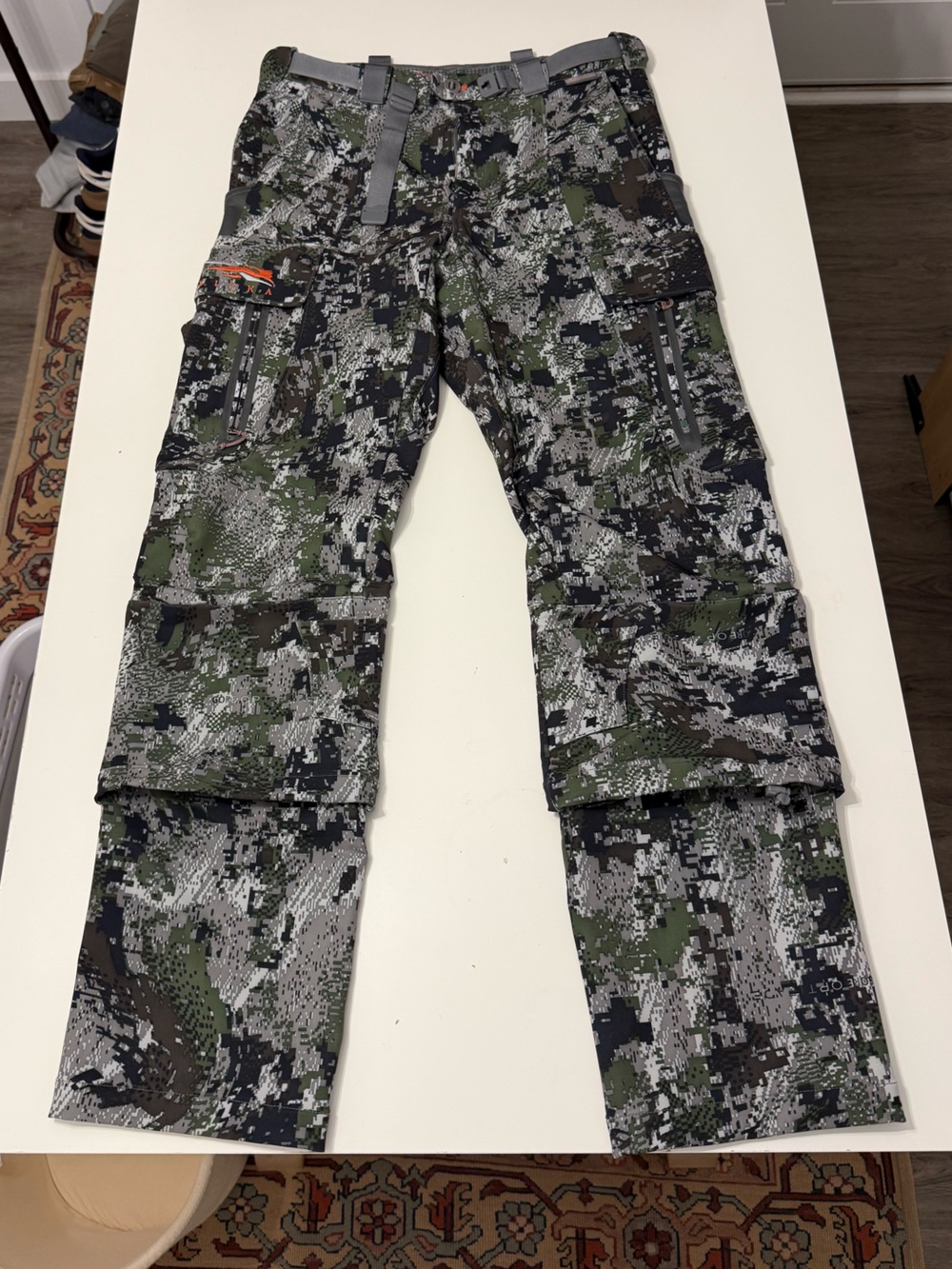 Men's Digital Camouflage Cargo Pants - Green/Gray